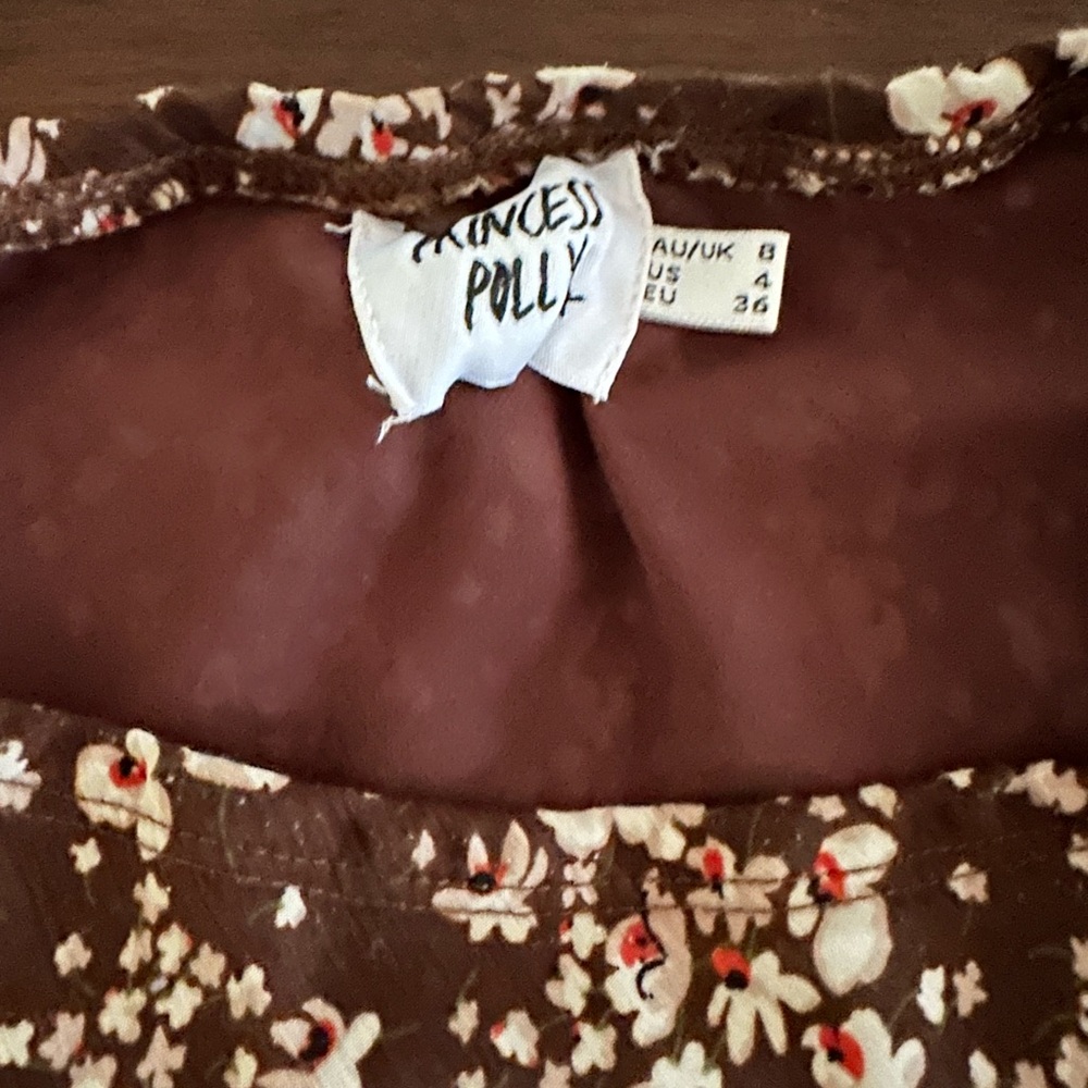 Princess Polly Floral ankle skirt